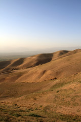 The landscape in Republic Tadjikistan in summer