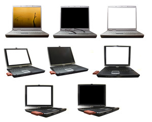 image of an opened laptop with the screen ready to edit