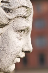 Profil einer Skulptur