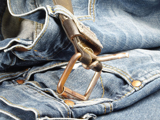 Jeans / Gürtelschnalle