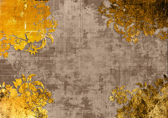 floral style backgrounds frame