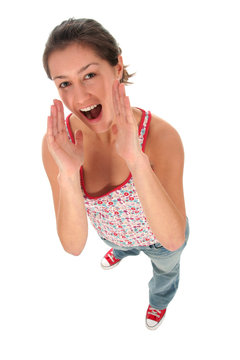 Woman Shouting