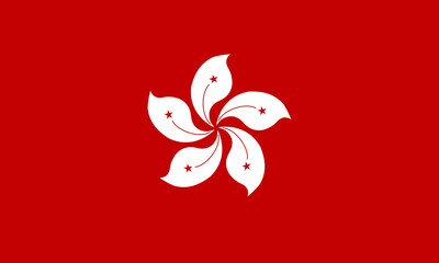 hongkong fahne hong kong flag