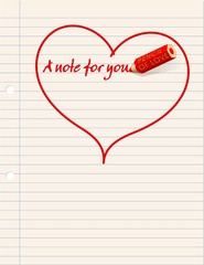 A Love Note ...