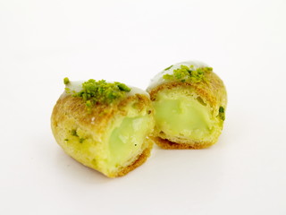 eclairs mit creme füllung