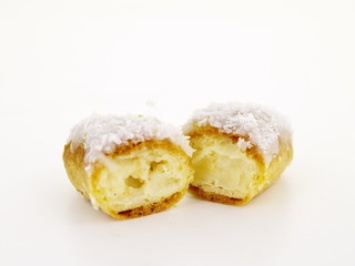 eclairs mit creme füllung