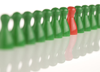 In the row - symbol for different