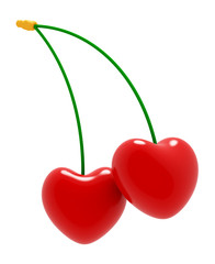 Heart shaped cherrys