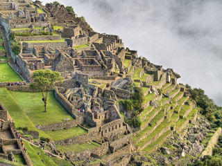 Lost city of Machu Picchu  - obrazy, fototapety, plakaty