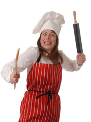 Fototapeta premium Angry Chef