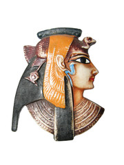 egyptian souvenir bas-relief with pharaoh image