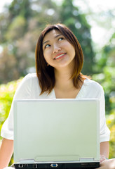 Women with laptop