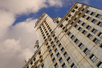 Beautiful Financial tower in Downtown Chicago