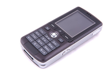 Cell phone isolated on white background