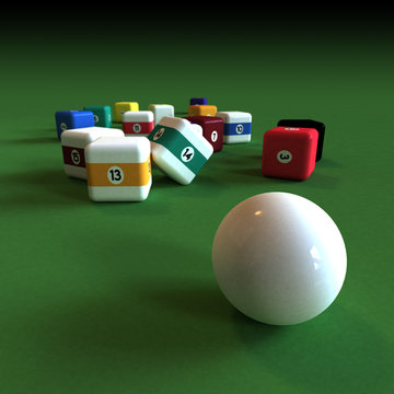 Cubic billiards balls 2