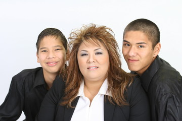 Mom & Boys Models