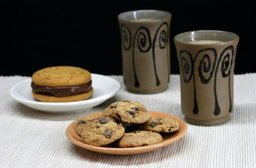 Coffee and cookies for dessert or a snack