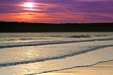 Obraz premium sunset at the ocean