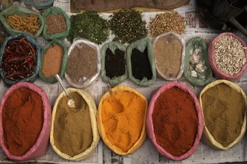 Foto op Canvas Spices Stall  © JeremyRichards