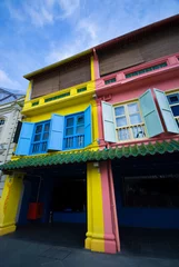 Zelfklevend Fotobehang Heritage building in singapore © Ronen