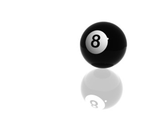 Number 8 Pool Ball