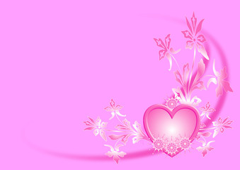 Pink Valentine Heart