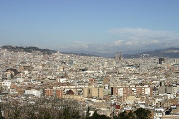 Fototapeta na wymiar Barcelona view III