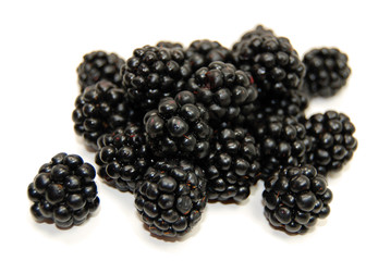 sweet, juicy, organic blackberries from the farmer's market.