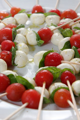 cheese and tomato appetizer