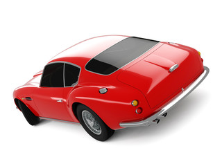 Red Classical Sports Car