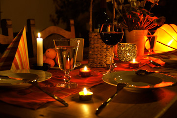 Gedeckter Tisch