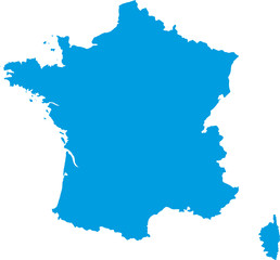 Carte de France vectorielle