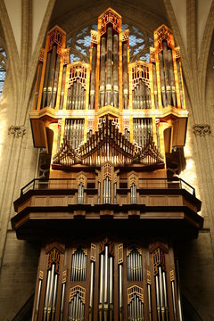 Organ in Brussels Cathedral