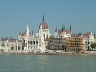 Obraz premium Budapest Parliament is the third largest parliament in the world