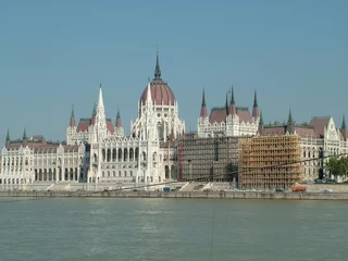 Foto op Plexiglas Budapest Parliament is the third largest parliament in the world © Farida