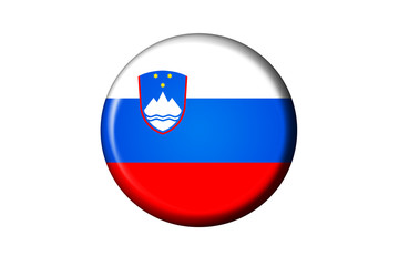 Slowenien Flaggen Button