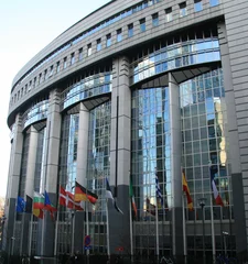 Selbstklebende Fototapete Brüssel Europäisches Parlament in Brüssel