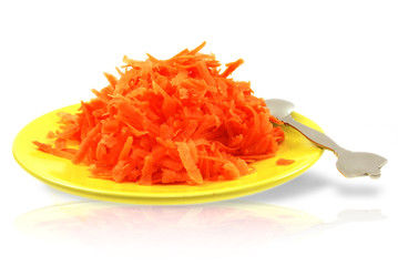 Grated carrots