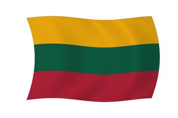 Litauen Flagge