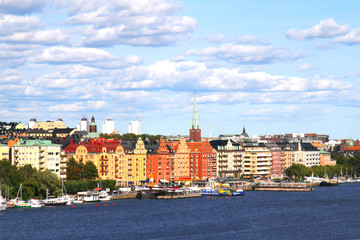 Naklejka na ściany i meble Stockholm skyline