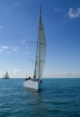 Racing yacht