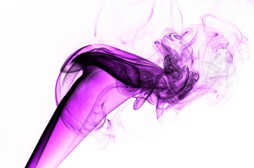 Abstract pink smoke