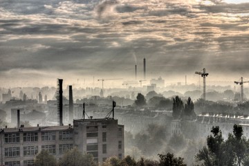 Industrial City Moonscape