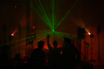 Green Laser Rave