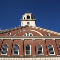 Fototapeta na wymiar zamknąć widok Faneuil Hall Boston Massachusetts