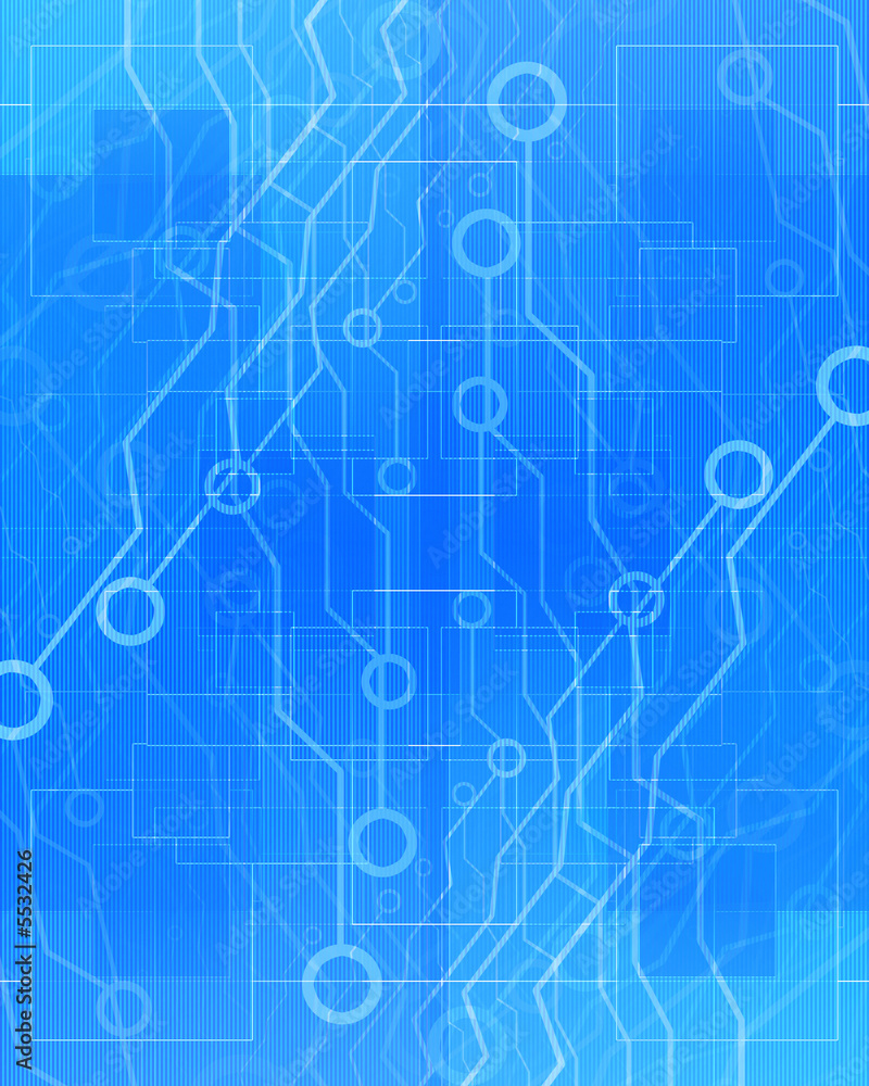 Poster abstract background with computer circuit