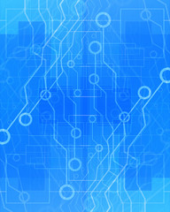 Fototapeta premium Abstract background with computer circuit