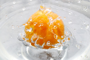 orange splash