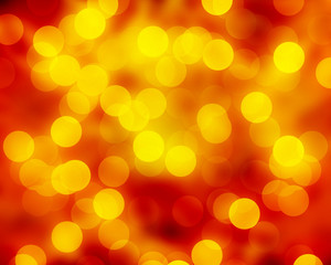 Blurred christmas lights