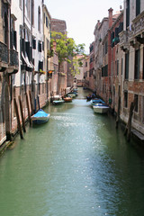 Obraz na płótnie Canvas a beautiful canal of Venice Italy